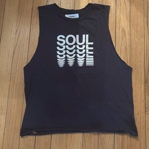 Soul Cycle Tank- Navy